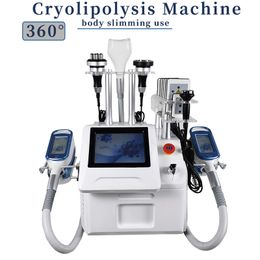 360° Cryolipolysis Cryotherapy Fat Freezing Machine Body Shaping Weight Loss Ultrasonic Cavitation 40khz Professional Equipment