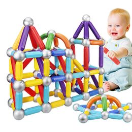 36 Pcs/Set Of Children Magnetic Stick 3D Building Blocks Assembling Educational Toys Children'S Educational Building Blocks Toy Q0723