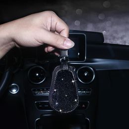 Interior Decorations Beautiful Bling Car Key Cover Case Automobile Decoration Diamond Accessories For Woman Styling