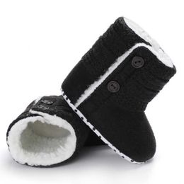 Winter Soft Bottom Snow Boots Baby Cotton Baby Warm Hook and Look Boots G1023