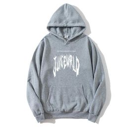 Men's Hoodies Sweatshirts Rapper Juice Wrld Men Women Autumn Winter Hooded Harajuku Casual Hoodie High Quality Rip Hoody