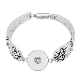 Charm Bracelets Ginger 18mm Snap Buttons Silver Bracelet Bangles Jewellery 10 Designs Flowers Jewellery