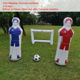 160cm Adult Inflatable Football Training Goal Keeper Tumbler Air Soccer Train Dummy Tool PVC Wall Football