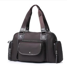 SOVICI Fitness Outdoor City walking Large Capacity Rolling Travel Casual Tote Bags Black Brown Vintage Business Top sport Bag Q0705