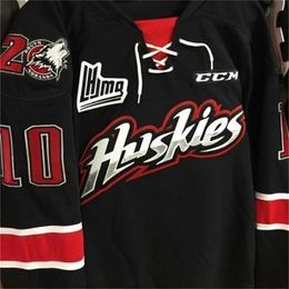 3740Custom Men Youth women Vintage Customize CHL QMJHL Rouyn Noranda Huskies Alternate Hockey Jersey Size S-5XL