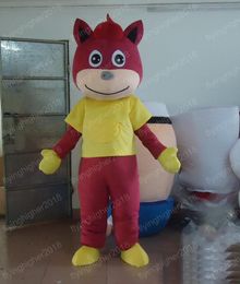 Halloween Red Horse Mascot Costume High Quality Cartoon Anime theme character Carnival Unisex Adults Outfit Christmas Birthday Party Dress