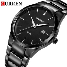 CURREN Luxury Brand Men Casual Sport Watches Mens Date Display Quartz Wristwatches Male Business Analog Clock Relogio Masculino X0625