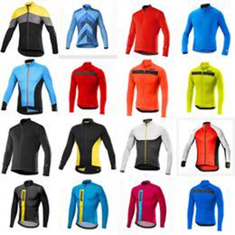 Spring/Autum MAVIC Pro team Bike Men's Cycling Long Sleeves jersey Road Racing Shirts Riding Bicycle Tops Breathable Outdoor Sports Maillot S21042962
