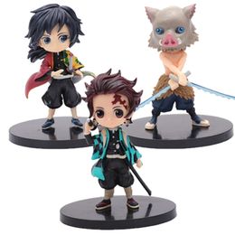 Q version Demon Slayer series PVC Action Figure Toys Dolls X0503