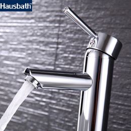 Bathroom Sink Faucets Basin Faucet Mixer Tap Single Handle Hole Chrome Finished Stainless Steel Bath Deck Mounted Waterfall