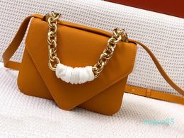 Bags 21cm Mount Small Grained Leather Envelope Shoulder Handbags For Women