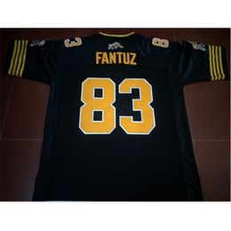 Custom 009 Youth women Vintage Hamilton Tiger-Cats #83 Andy Fantuz Football Jersey size s-5XL or custom any name or number jersey