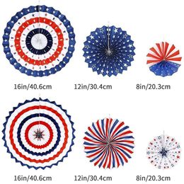 American Independence Day Party 16-inch USA Aluminum Foil Balloons Five-pointed Star Flag Aluminums Foils Balloon Set Holiday Decoration