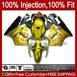 Injection Mould Bodys For KAWASAKI NINJA ZX-12R ZX1200 C ZX 12 R 1200 CC ZX12R 00 01 Bodywork 2No.73 ZX 1200 12R 1200CC 00-01 ZX1200C 2000 2001 OEM Fairing Kit light golden