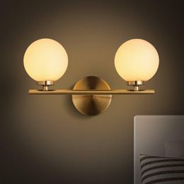 Wall Lamp Modern Glass Sconce Luminaire Ball Light Luminaria Abajur For Bathroom Bedroom E27 Base Home Lighting Lamparas