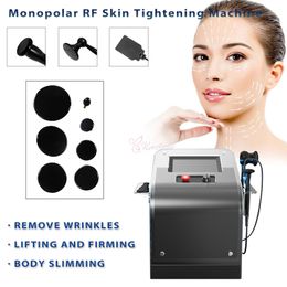 Portable radio frequency monopolar skin care machine face lifting body slimmming mono polar RF equipment