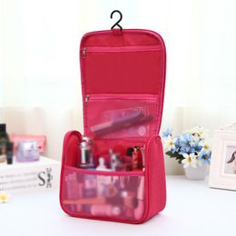 Hanging Cosmetic Wash Bag Travel Organiser Toiletries Bathroom Shower Storage Zipper Pockets Portable Women Make Up Bags & Cases