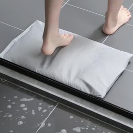 Bath Mats Bathroom Diatom Floor Mat Shower Room Water Absorption Fast Dry Non Slip Carpet Home Removable Foot Diatomaceous Earth Cushion
