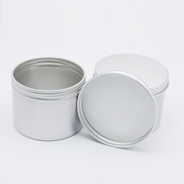 120ML Emtpy Candle Jar Cans Metal Aluminium Round Packing Boxes Cosmetics Container