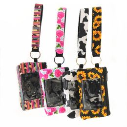 Fashion Printing Mini Coin Purse Favor Multifunction Card Holder Outdoor Portable Mask Storage Bag