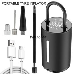 Tyre Inflator Air Compressor Portable 150PSI Pump Inflater Bike with Digital Pressure Gauge 2600mAh Battery