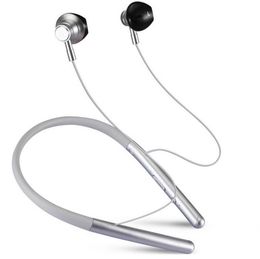 Neckband earphones With Metal Magnetic Built-in Mic Supper Bass Headset Retail Package portable earpiece
