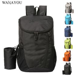 Outdoor Bags 20-35L Foldable Backpack Unisex Waterproof Folding Sport Travel Ultra-light Portable Climbing Hiking Rucksack