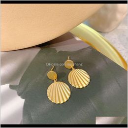 Dangle & Chandelier Drop Delivery 2021 S925 Sier Needle Cold Wind Geometric Metal Earrings Womens Fashion Net Red Ear Jewelry Mtpwl