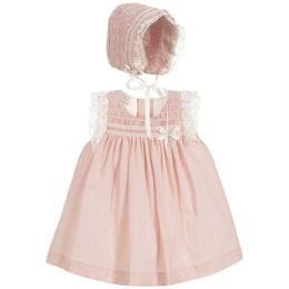 Baby Girls Dress Spain Princess Birthday Party Tutu Dresses With Hat Pants Set Robe Fille Infant Toddler Suit Children Clothes 210615