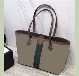 38 cm Luxury Designer Shopping Bags classic Canvas Fashion Totes Women Large capacity Bag High quality Shoulder tote Enough to fit Wholesale 631685