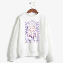 2021 New loose Fashion jokerZero -Starting Life in Another World Cosplay Clothes Sportswear Street Hoodie H0910