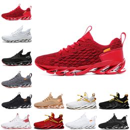 Hotsale Non-Brand men women running shoes Blade slip on black white red gray orange gold Terracotta Warriors trainers outdoor sports sneakers