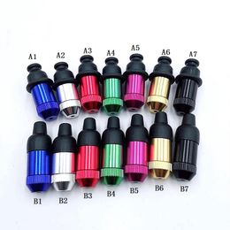 Newest Colorful Mini Filter Dry Tobacco Pipe Smoking Holder Hitter Mouthpiece Portable Removable Tips Mouth Innovative Design W0316