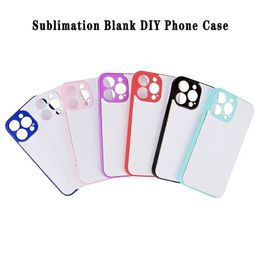 Soft TPU Sublimation Blank Phone Cases For iPhone 13 Heat Transfer Creativity Design DIY Case for 12 11 Pro x xr xs max