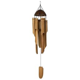 Decorative Objects & Figurines Outdoor Bamboo Wind Chimes Yard Garden Tubes Bell Wood Antique Chime Wall Hanging Home Decor Wooden Windchime