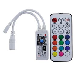 WiFi RGB RGBWコントローラDC 5V 12V 24Vの音楽管理1600万色の色のマジックホームLEDコントローラーRGB / RGBW LEDストリップ