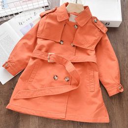 Bear Leader Girls Coats Girls Trench Coat Child Jacket Soft Warm Girls Overcoat Kids Clothes Children Clothing for 4 11Y 210708