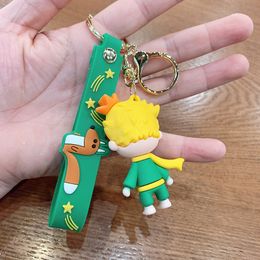 Cute The Little Prince Doll Keychain Petit Prince Key Ring Pendant Women Girl Bag Car Accessories Keychins Men Creative Gift