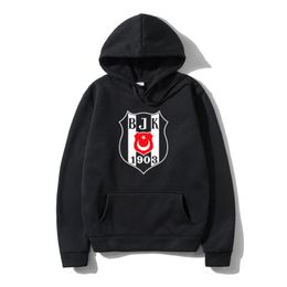 Men's Hoodies & Sweatshirts Men/women Fashion Hip Hop Long Sleeve Oversize Besiktas JK Turkey Soccer Unisex Clothes Sweatshirt Vint