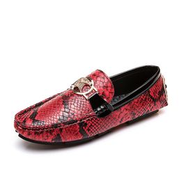 Man Fashion New Casual Shoe Man Cushiony Party Leather Shoe Man Penny Wearproof Loafer Moccasins Slip-On Male Flats Driving Shoe