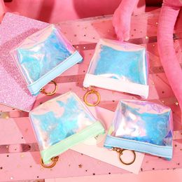 Transparent Coin Purses Wallet Women Wallets Small Cute Card Holder Key Money Mini Bag For Girls Ladies Purse Change Pouch