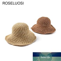 Women Foldable Sun Hat Spring Summer Brand Beach Solid Color Causal Sunscreen Hats Sombreros De Playa Wide Brim