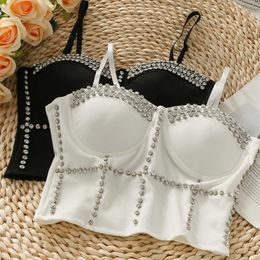 Designed with Diamonds, Fashion Wrapped Breasts Inside Women's Summer Small Breasts Show Big Gather Bra Trend 210709