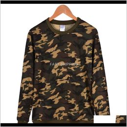Hoodies Sweatshirts Clothing Apparel Mens Oneck Pullover Long Sleeved Tshirt Women Autumn Soilid Color Sweatshirt Lovers Casual Camouf