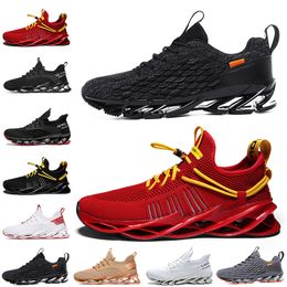 High quality Non-Brand men women running shoes Blade slip on triple black white all red gray orange Terracotta Warriors mens trainers outdoor sports sneakers