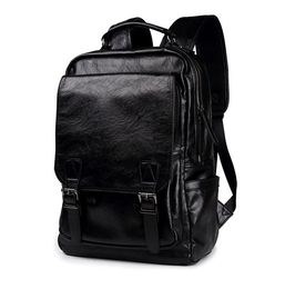 Women Travel Laptop Super Soft Leather Backpack Big Multi Pocket Student Schoolbag Waterproof Traveling Business Back Pack for Men