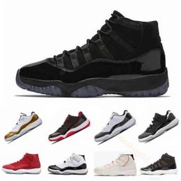 Real Carbon Fibre 11 11s Space Jam 45 hommes Chaussures de basket-ball de basket-ball Top Qualit￩ 11 Legend Blue Sports Sneakers avec bo￮te