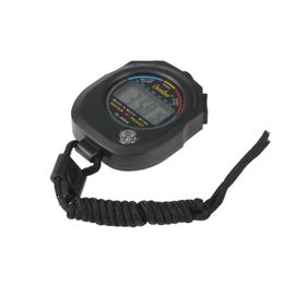 Timers Waterproof Sports Stopwatch Professional Handheld Digital LCD Chronograph Counter Timer With Strap