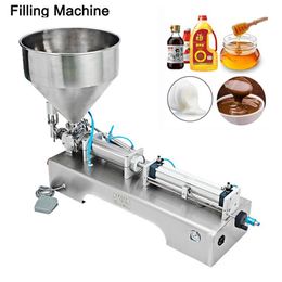 Paste Liquid Dual Purpose Filling Machine Piston Filler Cosmetics Soft Drink Divider