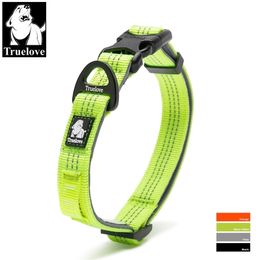 Truelove Dog Collars Set Reflective Collar for Small Medium Large Dogs Puppy Adjustable Padded Soft Nylon Comfy Neck TLC5271 210712